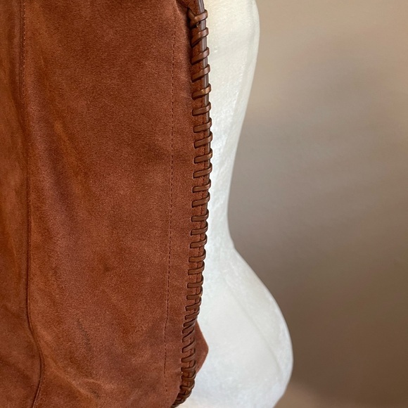 All Saints large suede tote bag - Picture 12 of 13